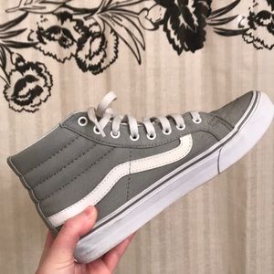 Light Gray Hightop Vans